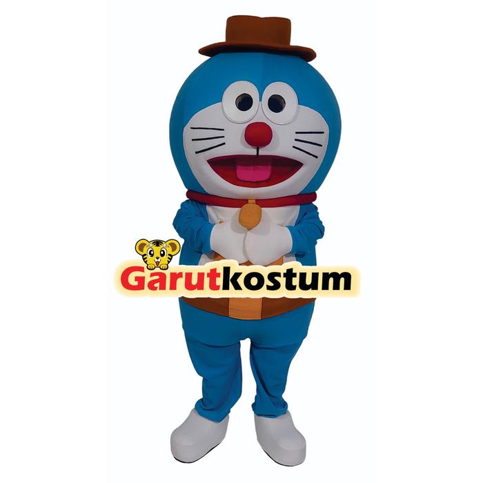Kostum maskot badut karakter doraemon jumbo dewasa lucu costume