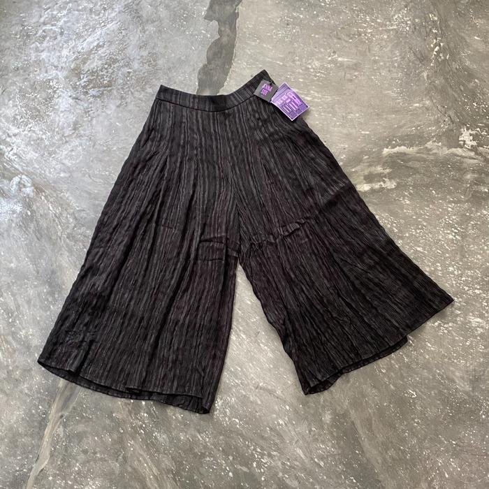 Authentic / Original Anna Sui - Anna Sui Black Pants Patterned