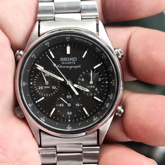 Jam SEIKO Chronograph 7A28 Quartz ORIGINAL