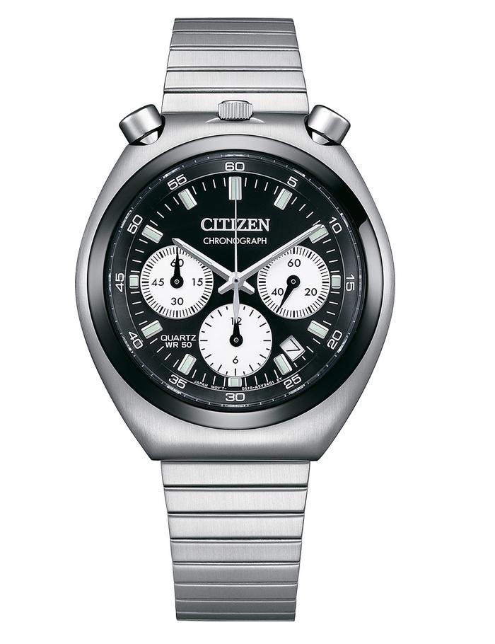 Citizen Bullhead Tsuno Reverse Panda AN3660-81E Japan Quartz