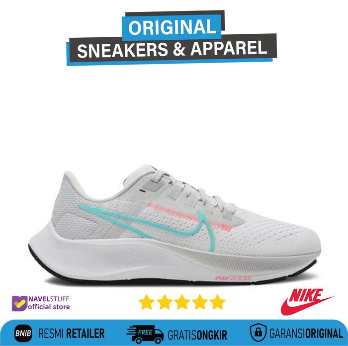 NIKE Air Zoom Pegasus 38 Running White/Dynamic Turc/Pure Platinum BNIB