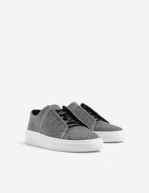 STRADIVARIUS SILVER SNEAKERS1