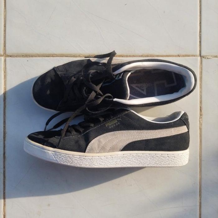 Puma Suede Black White