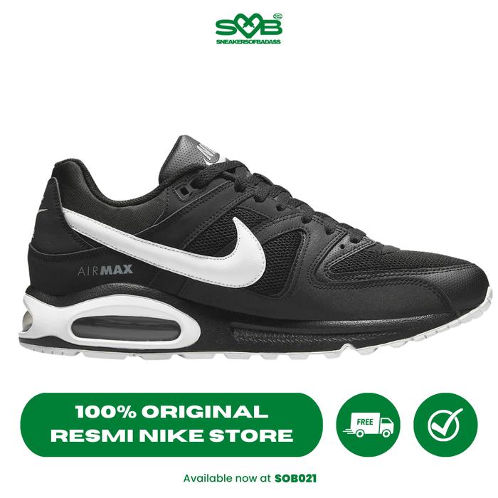 Nike Men's AIR Max Command Shoes Black White Cool Grey - 629993-032