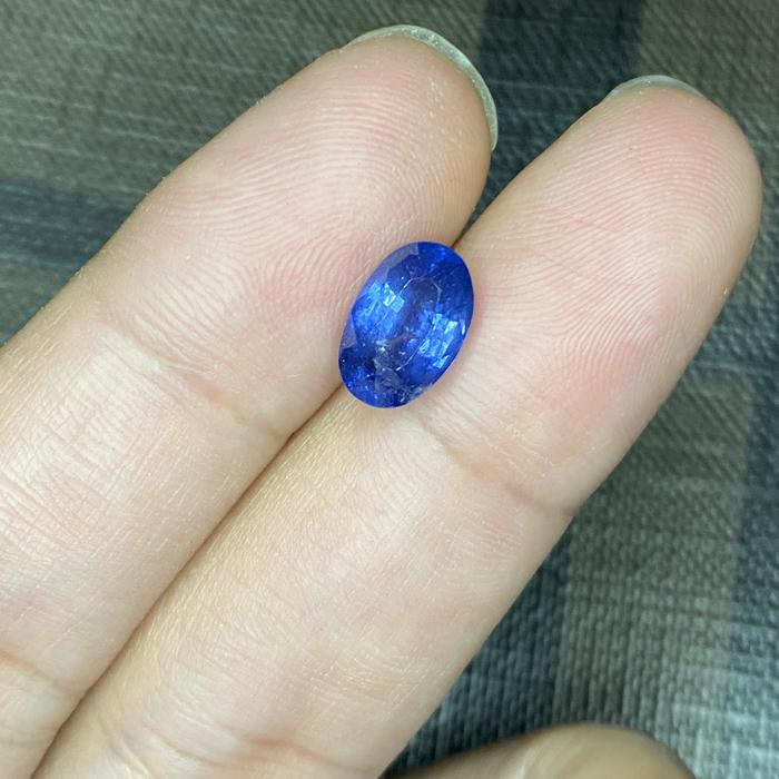 natural blue sapphire srilanka 3.6 crt memo kgl