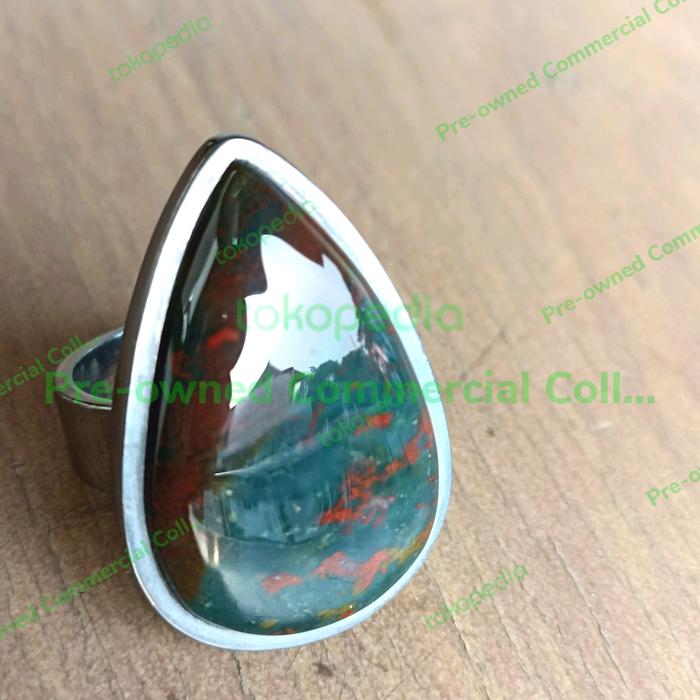 Cincin Pria Murah Batu Klawing Nagasui Nogosui Original Perak Jasper
