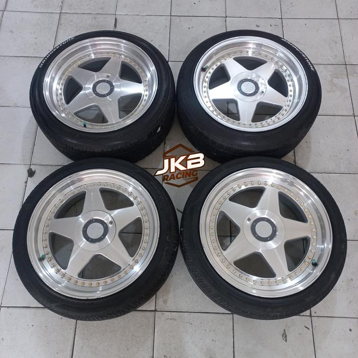 VELG CELONG OZ RACING RING 17 LUBANG BAUT 4 DOBBLE PCD + BAN HANGKOOK
