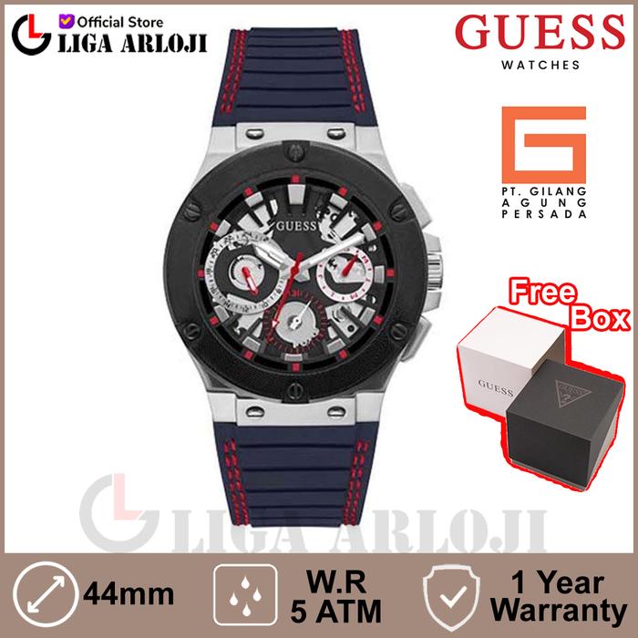 GUESS Watches GW0487G1 Original CIRCUIT Jam Tangan Pria Analog Navy