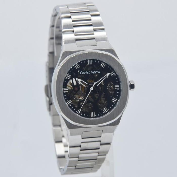 Jam Tangan Wanita Christ Verra CV 10458LAT-11 BLK Original