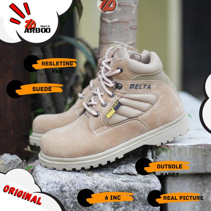 Sepatu Delta Tactical CW Custom Suede Cream Unutuk Wanita