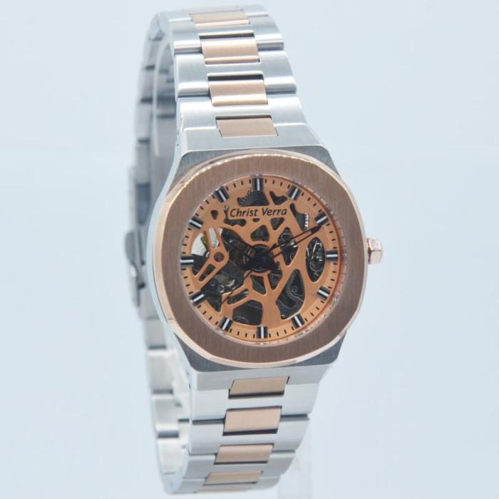 Jam Tangan Wanita Christ Verra CV 10458LAT-14 RG Original