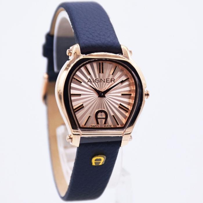 AIGNER Pavia ARWLA2200112 Jam Tangan Kulit Wanita Swiss Made Original