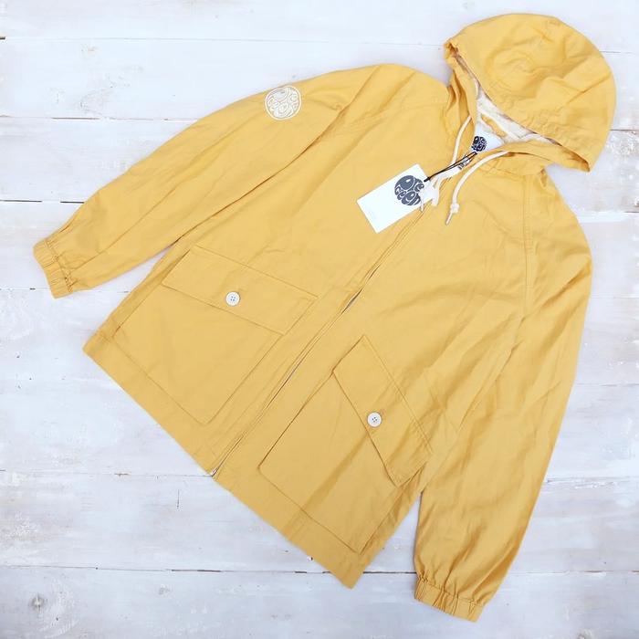Pretty Green Cotton Jacket Yellow