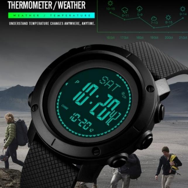 Jam Tangan Digital Pria Kompas Stopwatch Naik Gunung Militer Army Maco