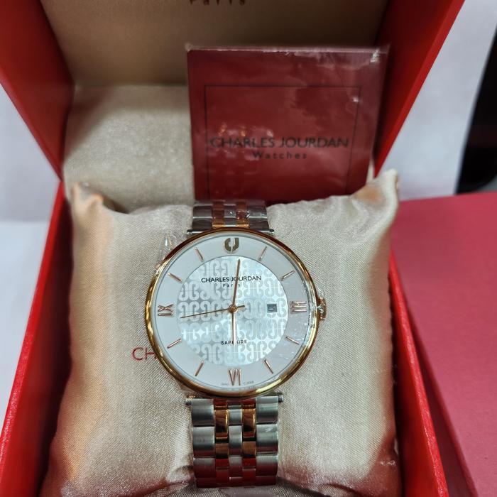 Jam tangan pria Charles Jourdan CJ1008 CJ 1008 Original Garansi