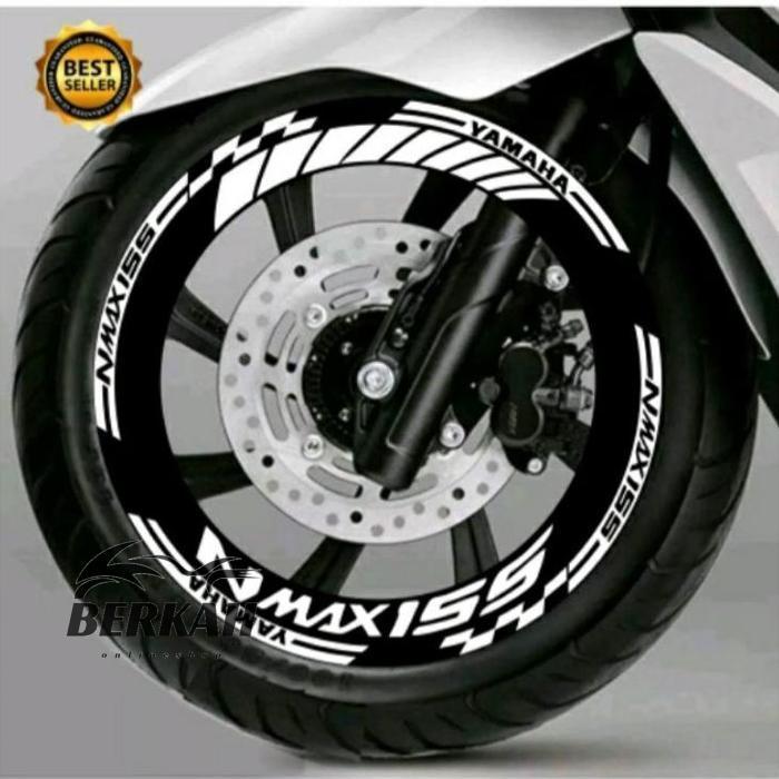 Stiker Velg Ban Nmax 2015-2022 Stiker pelek Ban Nmax 2015-2022 Menyala