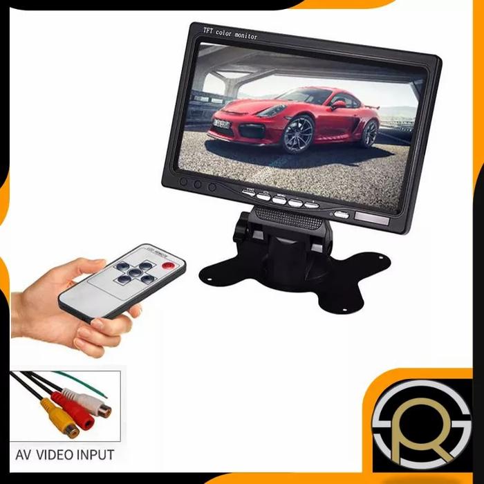 7 inch LCD monitor + Remote AV