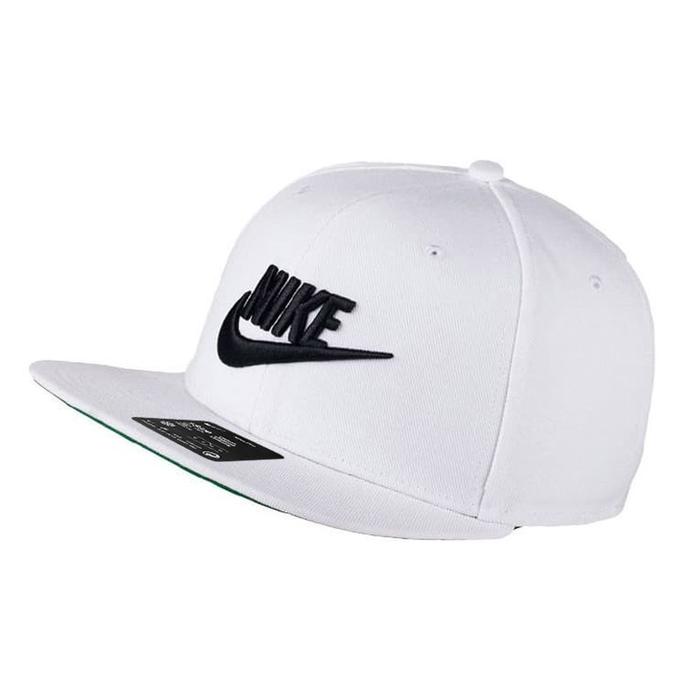Topi Nike Futura Pro Snapback Hat Black White Pine Green ORIGINAL