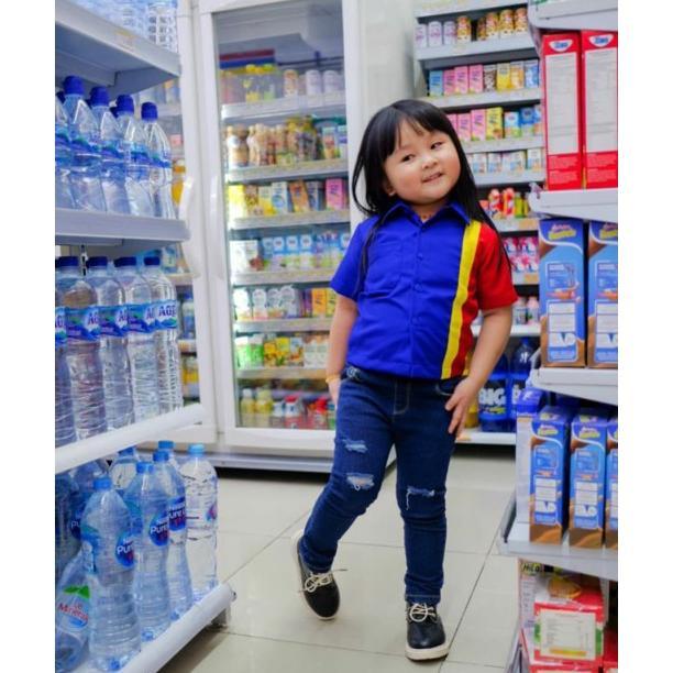(TERLARIS) BAJU PROFESI ANAK DEWASA/ SERAGAM KERJA INDOMARET/ ATASAN