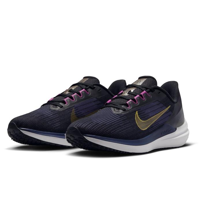 Sepatu Nike Pria Winflo 9 Black Multicolor Sepatu Lari Original
