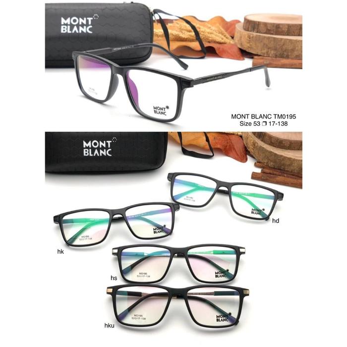 Nnkacamata frame kotak pria wanita MB0195