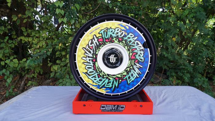 Velg Mobil Turbo Bastard Wheel Dashing x NTL Never Too Lavish R15 4x114.3 lebar 7 et38 Original limi