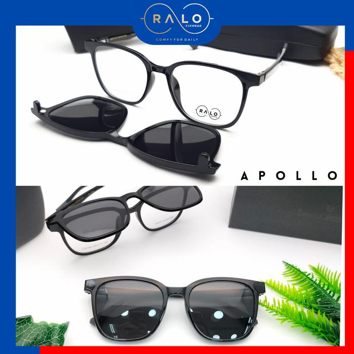 Ralo Eyewear - Frame Kacamata Clip On APOLLO 2192