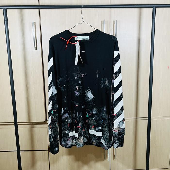Off White Galaxy Longsleeve Size M (Fit L) Authentic Original Hoodie