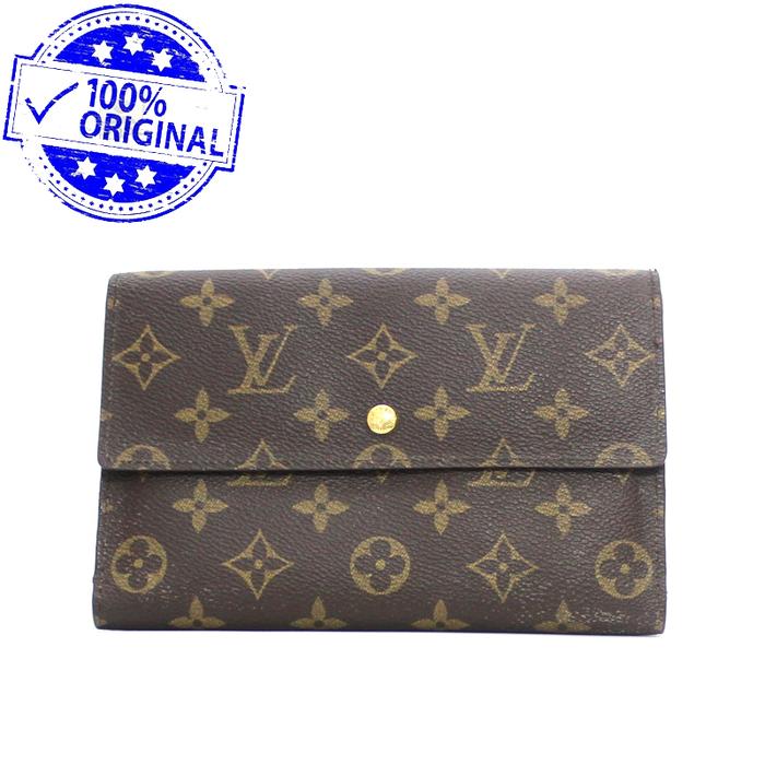 Preloved Louis Vuitton Trifold International Monogram Canvas Wallet