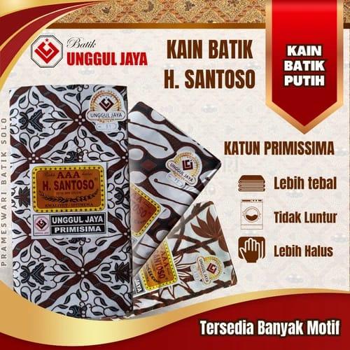 KAIN JARIK PUTIH H.SANTOSO AAA/ SEWEK TADISIONAL WARNA PUTIH