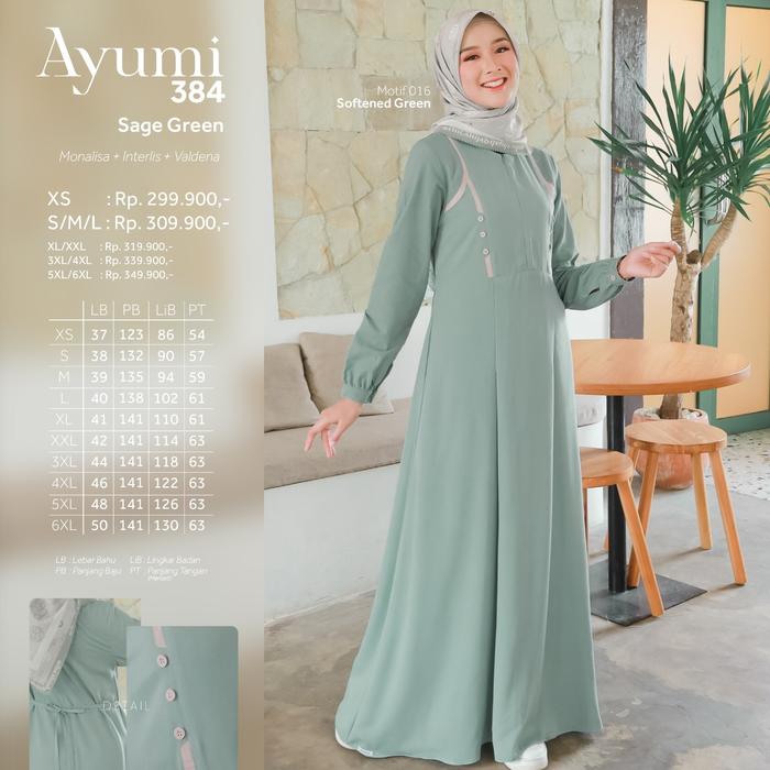 Baju Gamis ethica ayumi 384