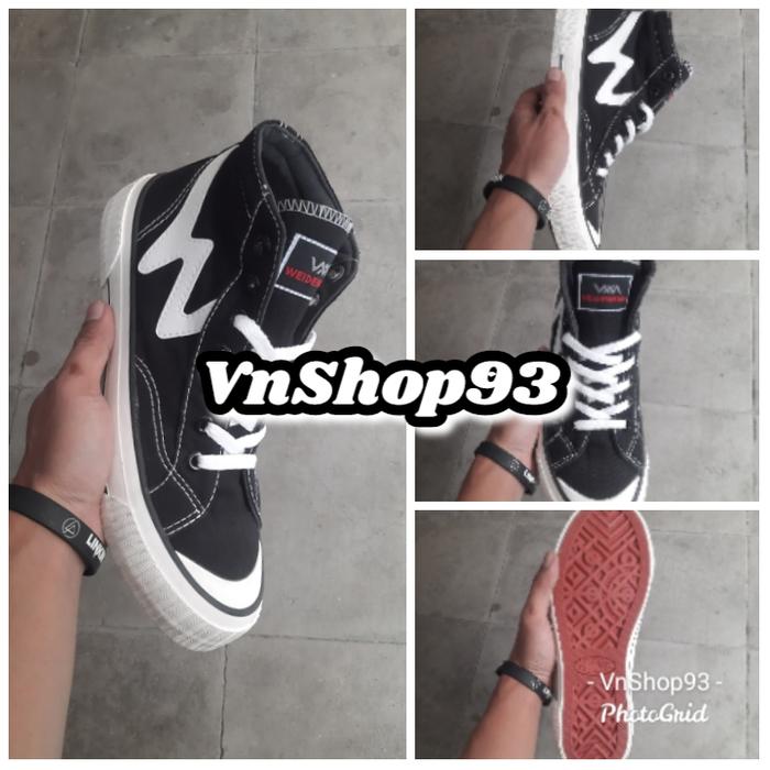 Weidenmann Y High Sepatu Sneakers Kasual Sekolah Pria Wanita