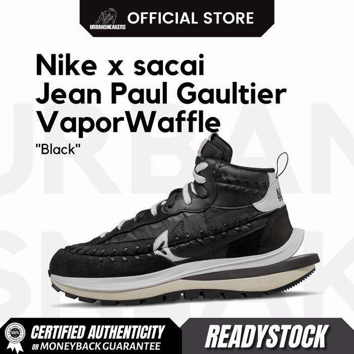 Nike x sacai x Jean Paul Gaultier VaporWaffle Black | DH9186 001