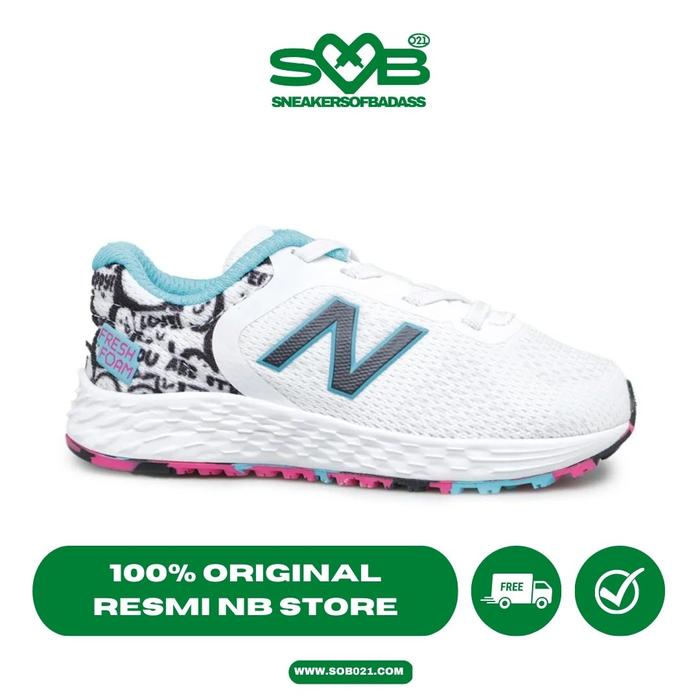Sepatu Sneakers New Balance Kids Arishi V2 White - IAARISN2