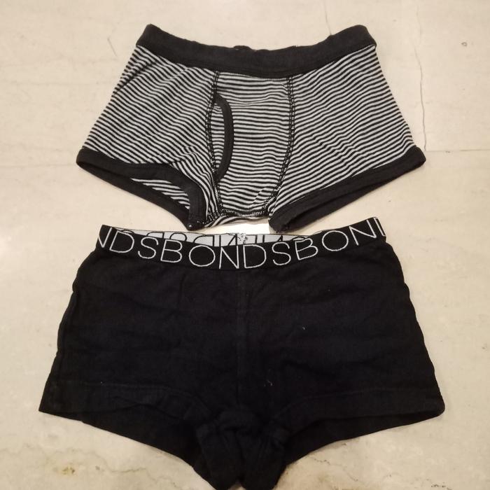 Preloved Set 2 Celana dalam anak laki Bonds 4/6years