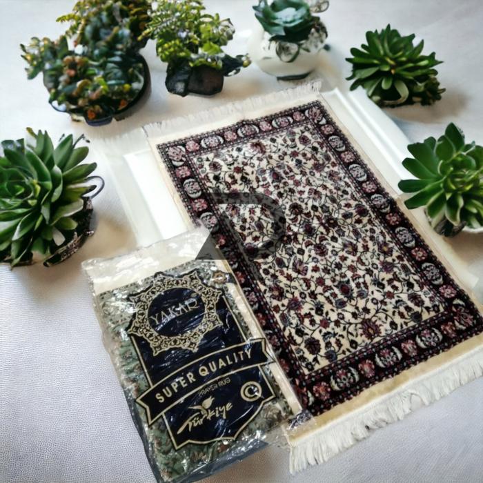 sajadah yakar turki / sajadah harum / sajadah yakar salju
