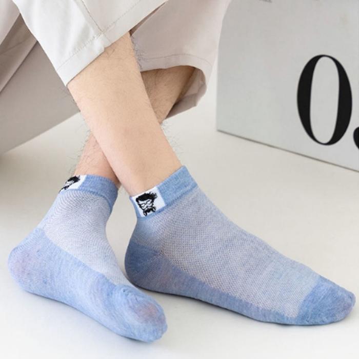Kaos Kaki Pria Pendek Mata Kaki Casual MachoMan Polos Katun Elastis