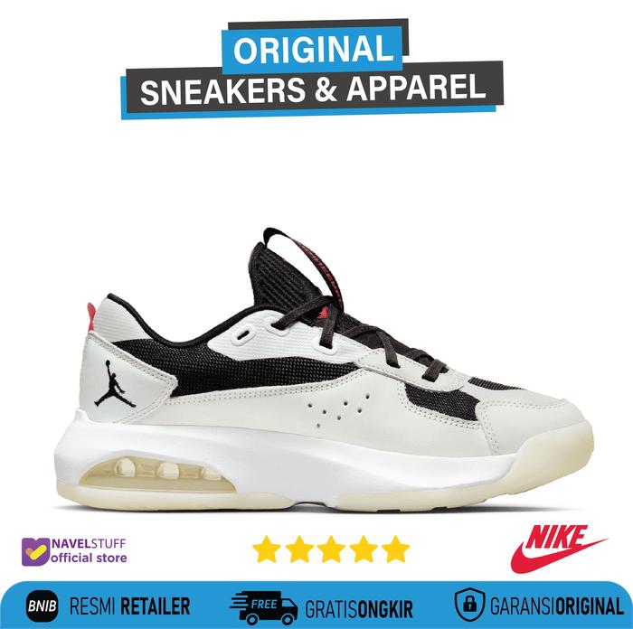 NIKE Jordan Air 200E Summit White University Red Black White Original