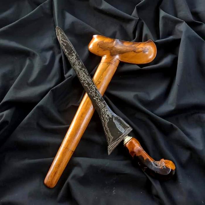 Keris Betok Tuban Pamor Beras Wuttah Sepuh Kuno
