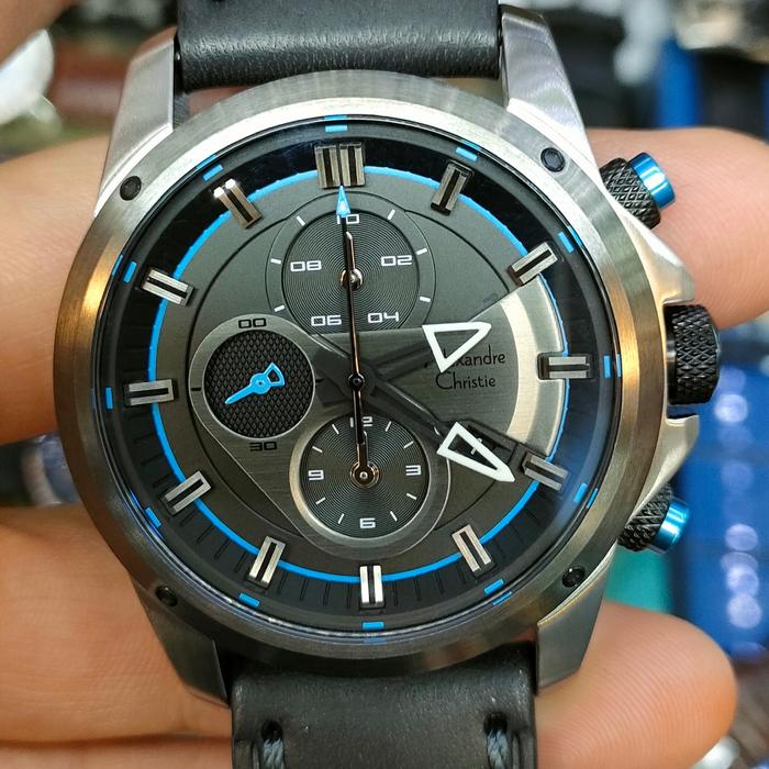 Jam Pria Original Alexandre Christie Ac 6593 MC All Stainless