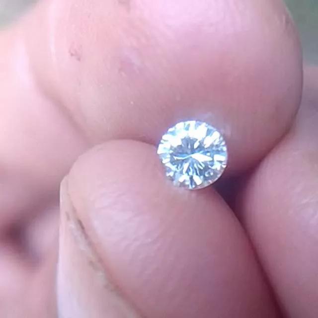 Natural berlian banjar white diamond intan banjar asli