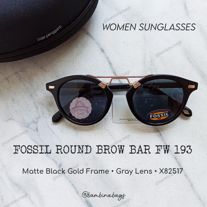 Kacamata Fossil Round Brow Bar FW 193