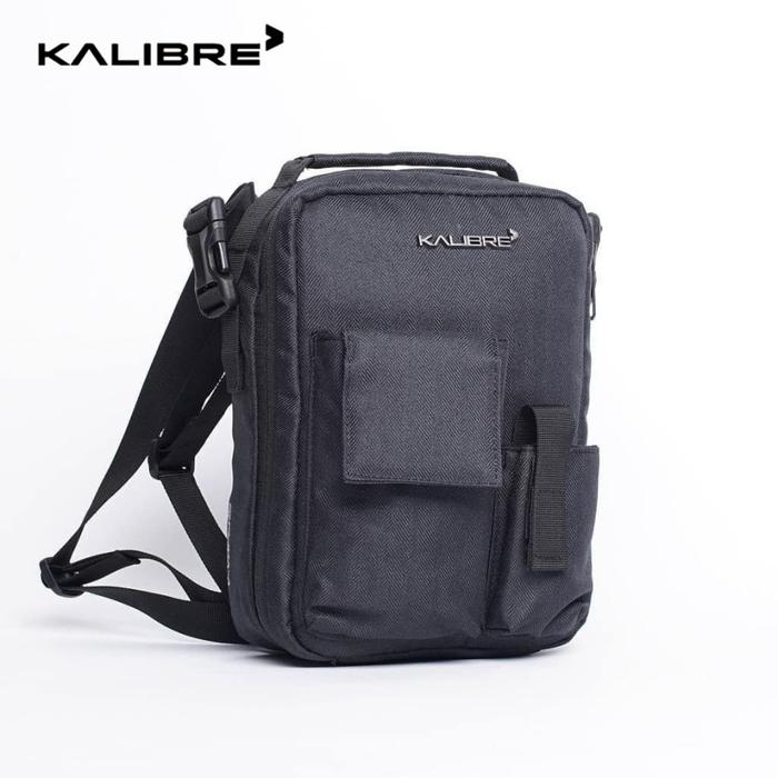 Tas Selempang Kalibre V-Vapers Travel Pouch 3L Warna Hitam 25 x 18 x 7 cm