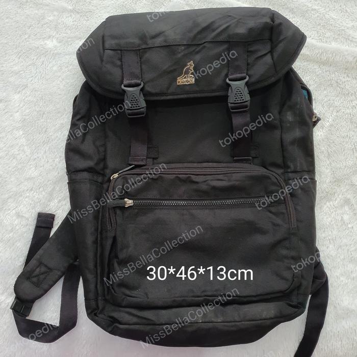 Tas ransel kerja tas laptop Kangol Black