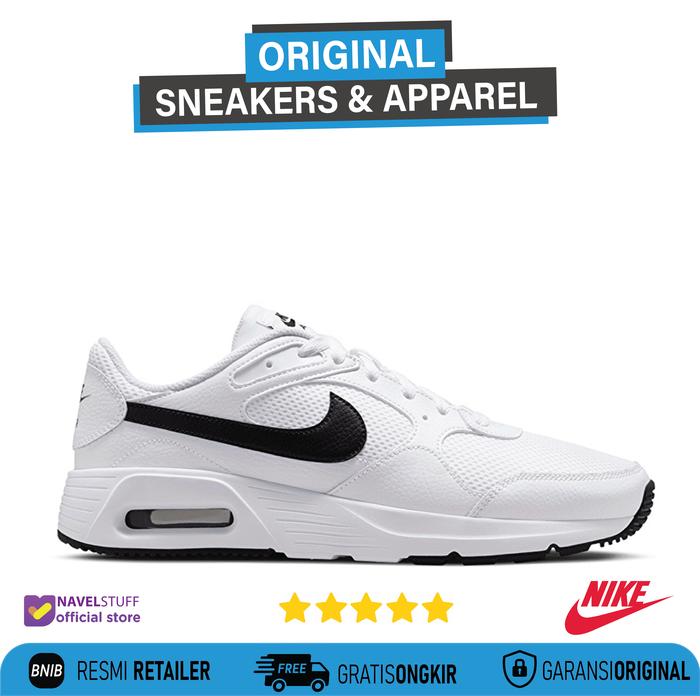 NIKE Air Max SC White/Black/White Original Resmi BNIB