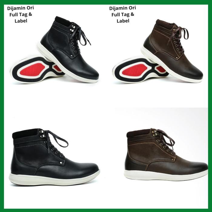 Sepatu Kulit Pria GINO MARIANI BENCO Exclusive Cow Leather FORMAL