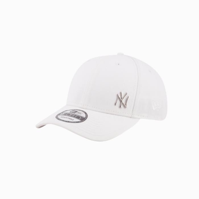 New Era NY 9forty White Logo Metal Side cap (Original 100%)