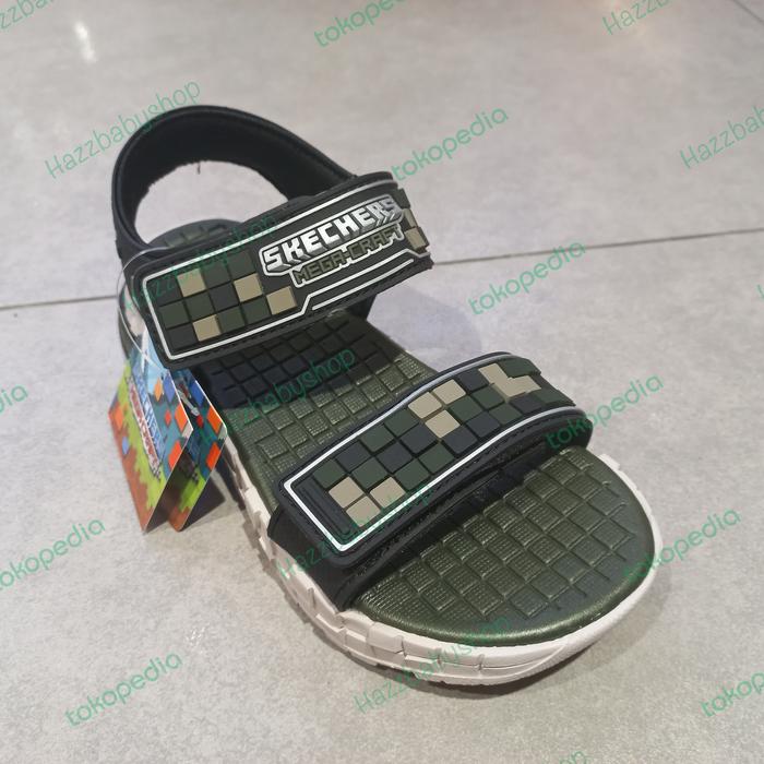 sandal anak skechers mega craft olive original