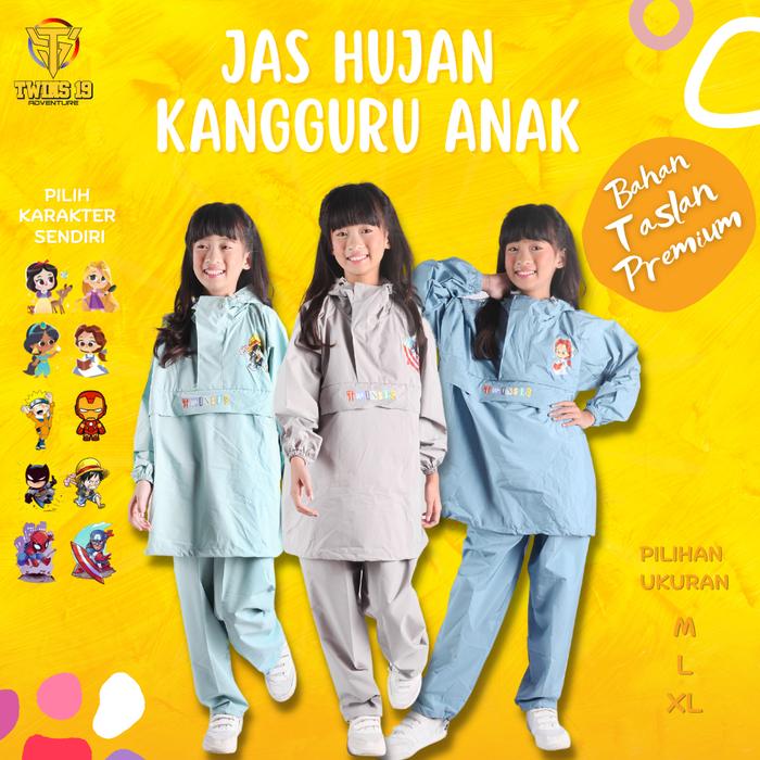 jas hujan anak kangaroo TWINS19