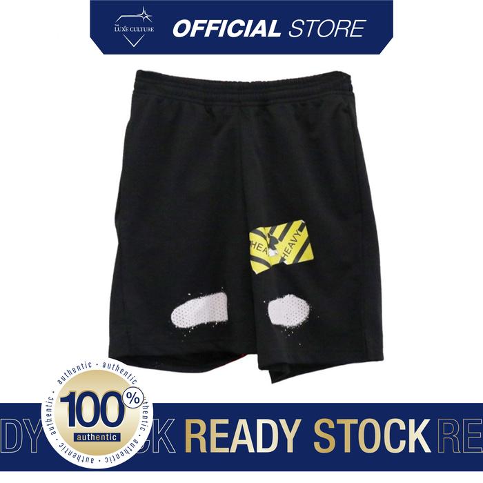 Off White Diagonal Spray Mesh Short / Celana Branded Original